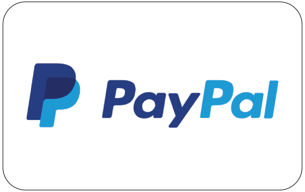 לוגו PayPal לשירותי תשלום מקוונים.